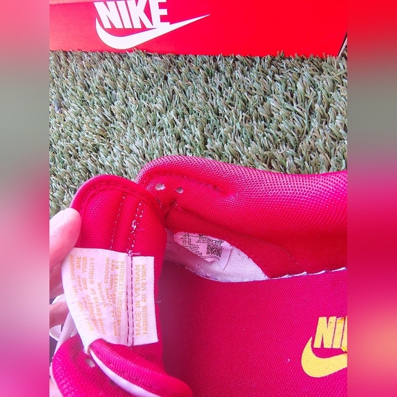Nike Red and White Sneakers